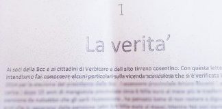 Caso Bcc di Verbicaro, diffusa lettera diffamatoria nei confronti della cronista che rivelò indagine