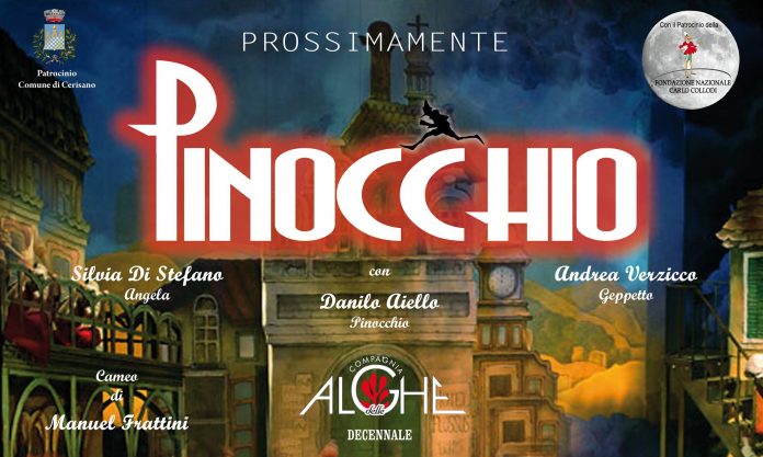 Cosenza | Per i dieci anni della Compagnia delle Alghe nel 2018 torna in scena Pinocchio