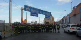 Protesta dei vigili del fuoco, disagi Villa San Giovanni