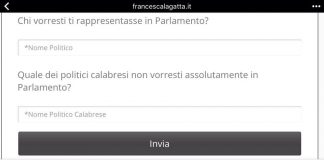 [SONDAGGIO] 'Vota il parlamentare calabrese', apri il link ed esprimi le tue intenzioni di voto