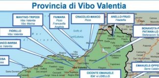 Relazione Dia, 2° semestre 2016: mappa 'ndrine calabresi- provincia di Vibo Valentia