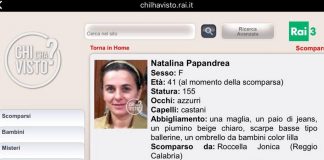 Natalina Papandrea, ancora una misteriosa scomparsa in Calabria
