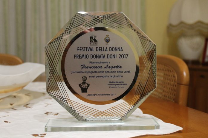 Da LiberArti | Premio Donata Doni 2017, riconoscimento alla giornalista Francesca Lagatta