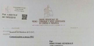 Querelle Bernaudo-Mauro, spunta il documento che sbugiarda il dg dell'Asp cosentina