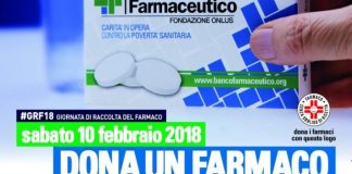 Il 10 febbraio si ripete la Giornata della raccolta del Farmaco, anche in Calabria