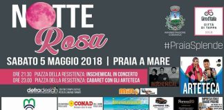 A Praia a Mare è tutto pronto per la 'Notte rosa' del 5 maggio