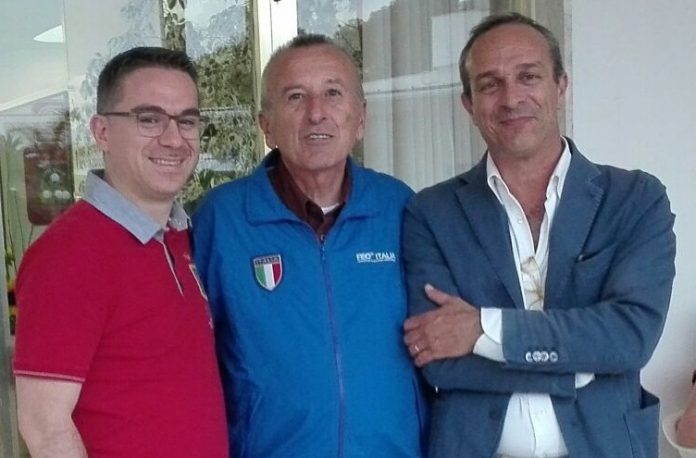 Scalea, Tiziano Zanetello, presidente Fiso, visita i luoghi della tappa di 'Coppa Italia di Orienteering' 2019