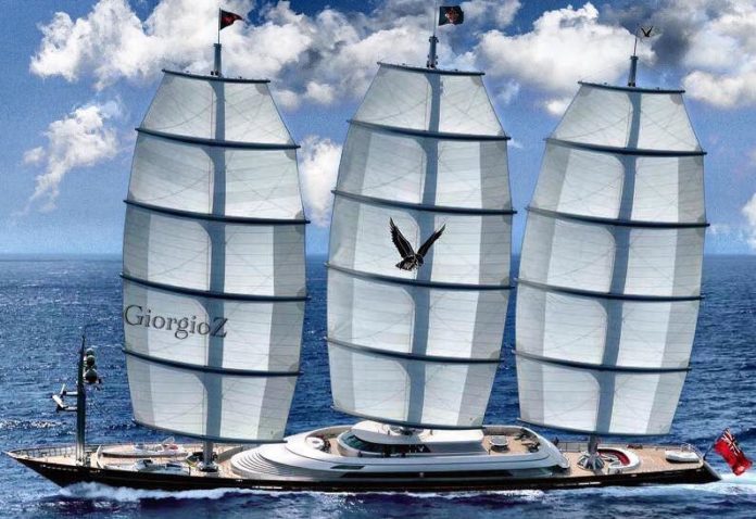 Il Falcone Maltese, barca a vela da 150 milioni di euro, approda a Pizzo