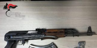 Sequestrato kalashnikov nel Vibonese