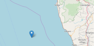 Nella notte tre lievi scosse di terremoto nelle acque tirreniche calabresi