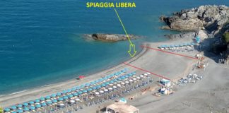 San Nicola Arcella: spiaggia libera località Grotta del Prete