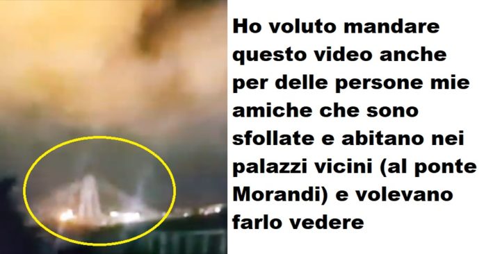 La sera prima del crollo: gli sfollati vogliono far vedere cosa c’era sul ponte