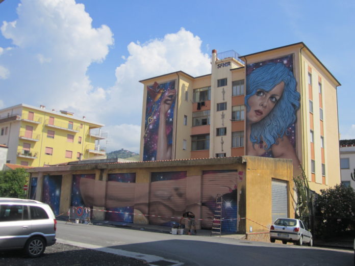Operazione Street Art 2018 a Diamante, la soddisfazione di Maiolino