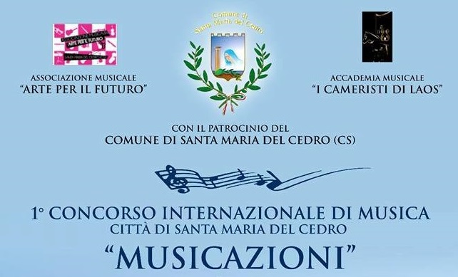 Santa Maria del Cedro (Cs) | Concorso internazionale MusicAzioni, ecco il bando per la partecipazione