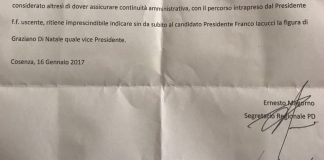 Provincia di Cosenza | Deleghe ai consiglieri: il documento esclusivo del grande bluff di Iacucci, di Magorno e Guglielmelli ai danni di Di Natale