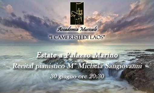 Santa Maria del Cedro (Cs) | Estate a Palazzo Marino, domani sera il concerto della pianista Michela Sangiovanni