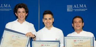 Corso superiore cucina scuola internazionale Alma, si diplomano tre giovani calabresi