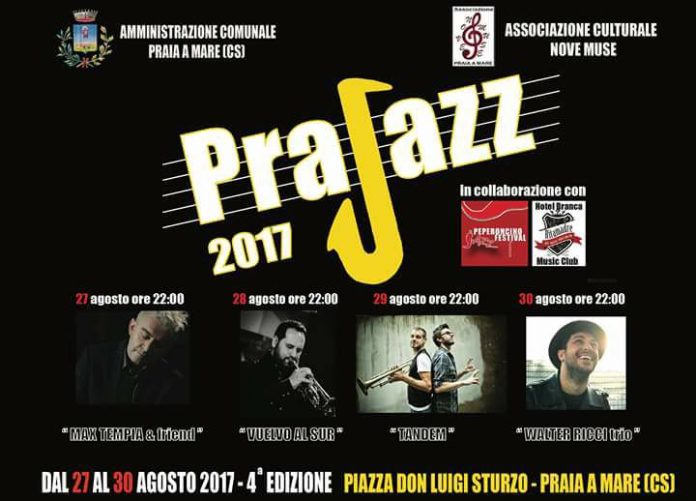 Prajazz, l'assessore De Lorenzo lancia la proposta: «Indossiamo tutti la maglietta»