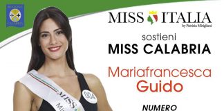 A Miss Italia 2017 la Calabria avrà il volto di Mariafrancesca Guido, ecco come votarla