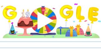 Oggi Google compie 19 anni e si autocelebra in un doodle
