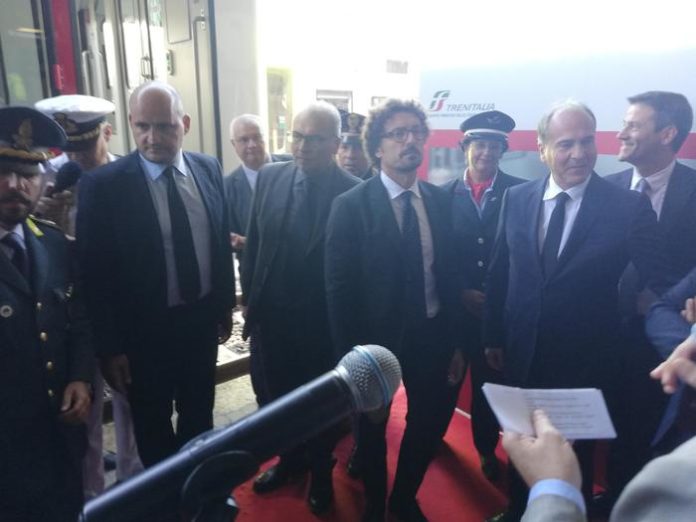 Reggio Calabria, ministro Toninelli inaugura nuovi Intercity